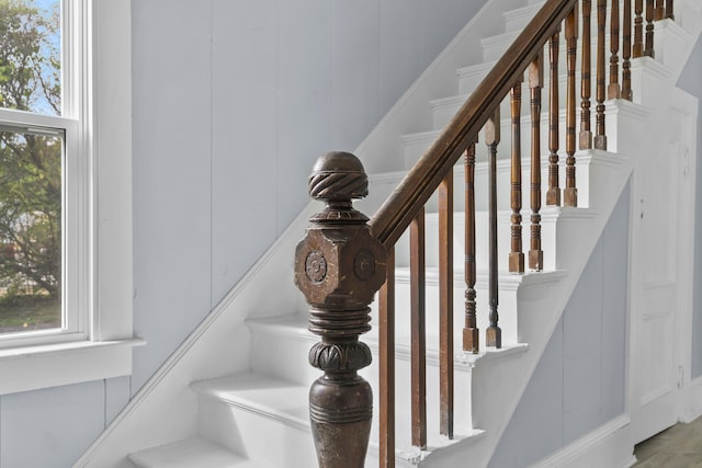 5 Harbor Rd, Friendship, ME 04547 - stairway featuring plenty of natural light