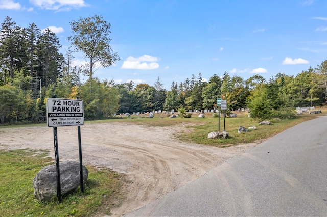 view of road