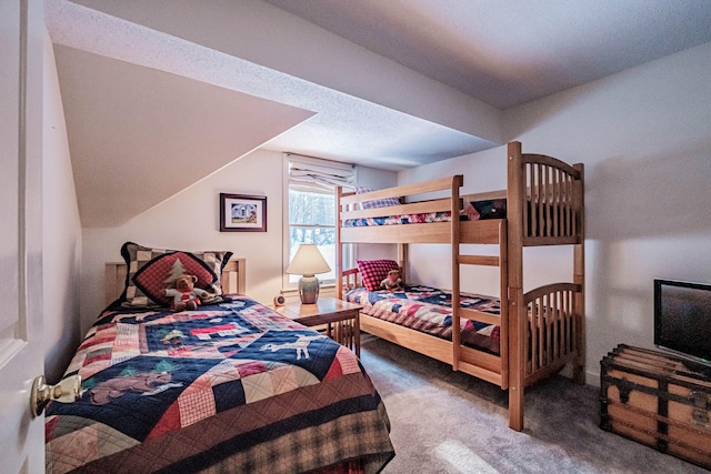 bedroom with carpet floors