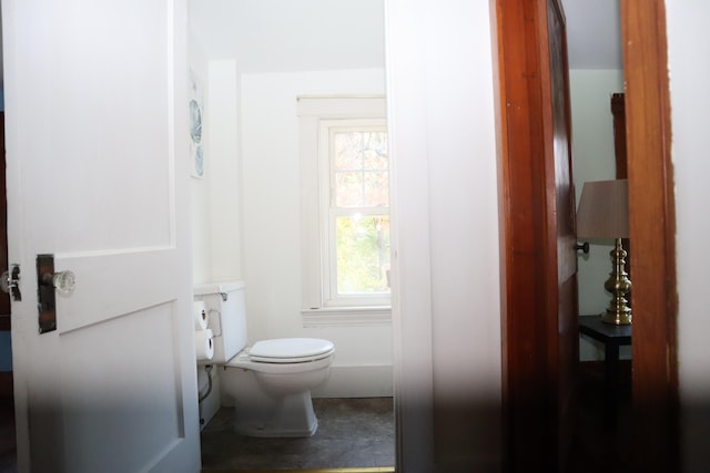 bathroom with toilet