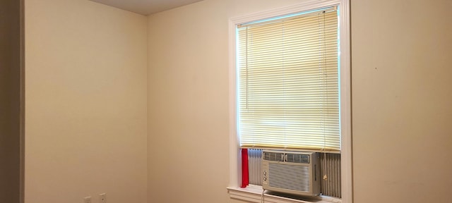 spare room featuring cooling unit