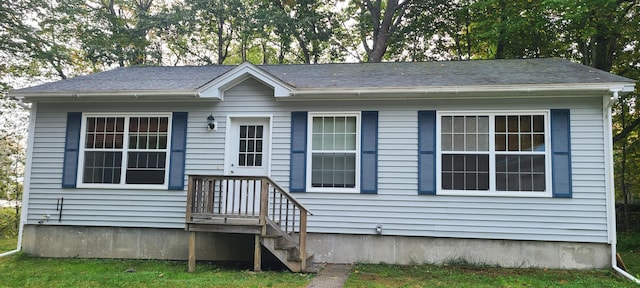 view of rear view of property
