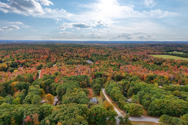459 Durham Rd, Brunswick, ME 04011 - drone / aerial view of a heavily wooded area
