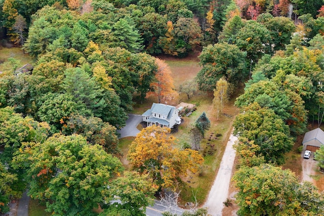 459 Durham Rd, Brunswick, ME 04011 - aerial view of property and surrounding area with a forest