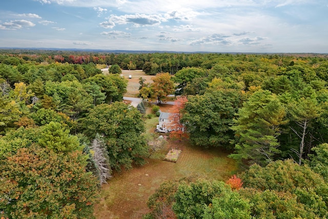 459 Durham Rd, Brunswick, ME 04011 - aerial view of a heavily wooded area