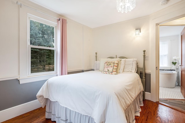 459 Durham Rd, Brunswick, ME 04011 - bedroom with wood finished floors and baseboards