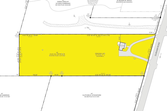 459 Durham Rd, Brunswick, ME 04011 - map showing property parcels