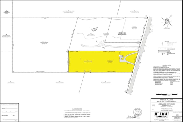 459 Durham Rd, Brunswick, ME 04011 - map showing property parcels