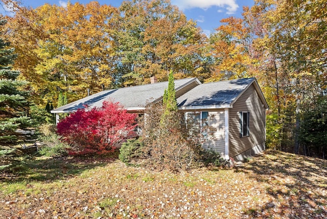 view of front of property