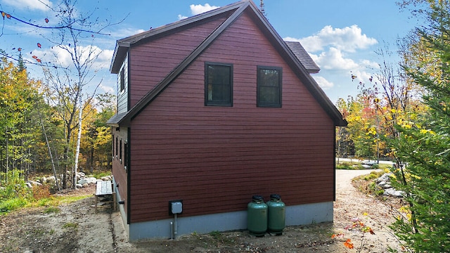 view of side of property