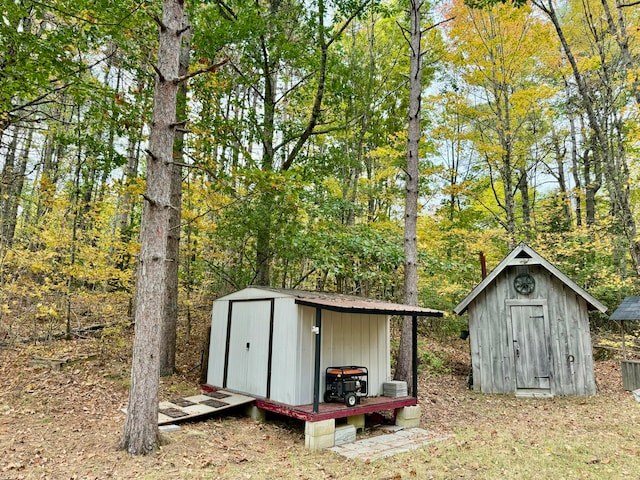 view of outdoor structure