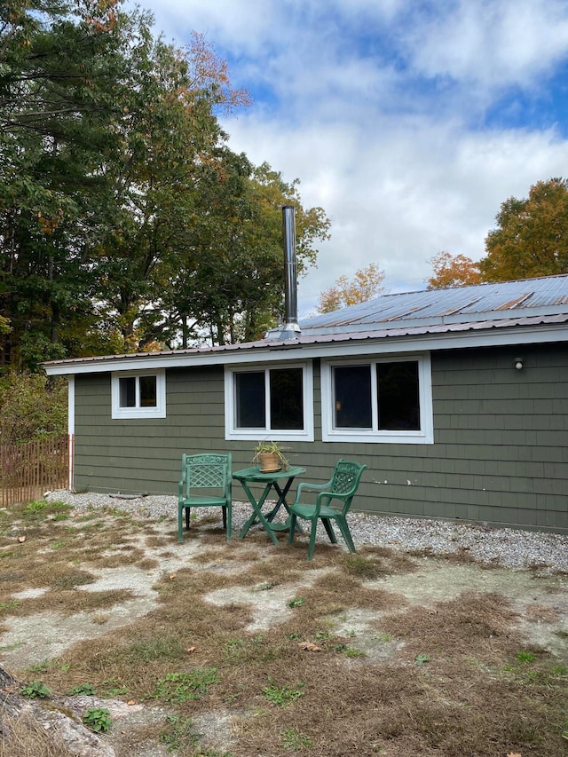 view of back of property