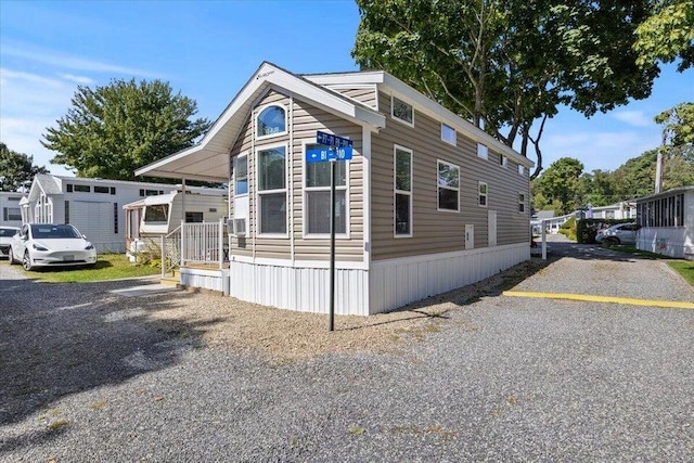 view of side of home