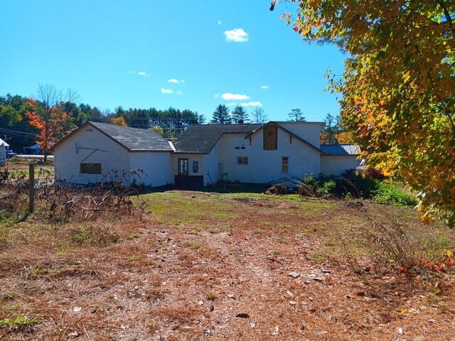 view of rear view of house