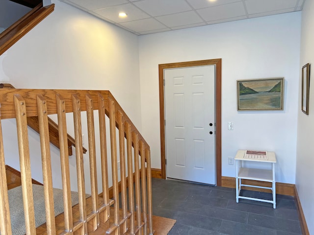 30 Water St, Ellsworth, ME 04605 - foyer with a drop ceiling