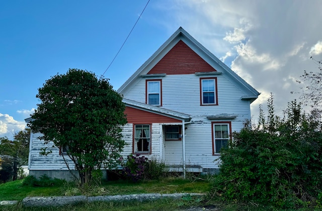 view of rear view of house