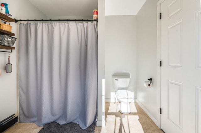 49 Balsam Dr, Waldoboro, ME 04572 - bathroom featuring tile patterned floors and toilet