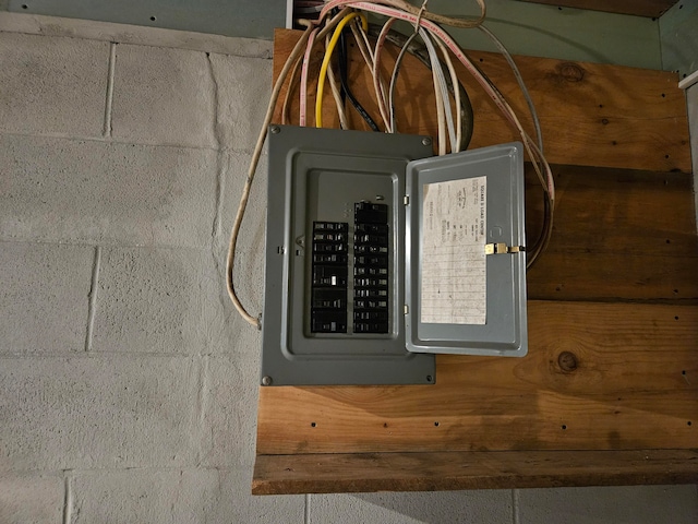 utilities with electric panel