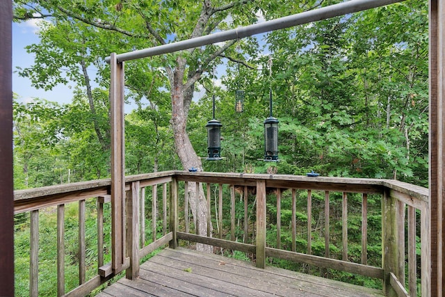 view of deck