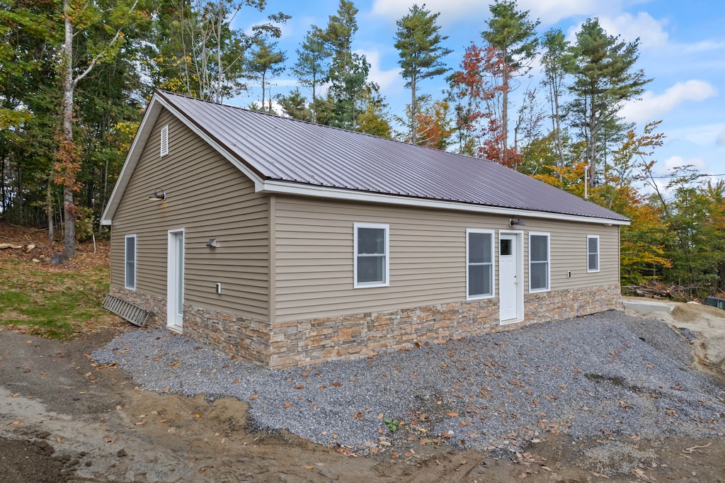 view of front of home with french doors