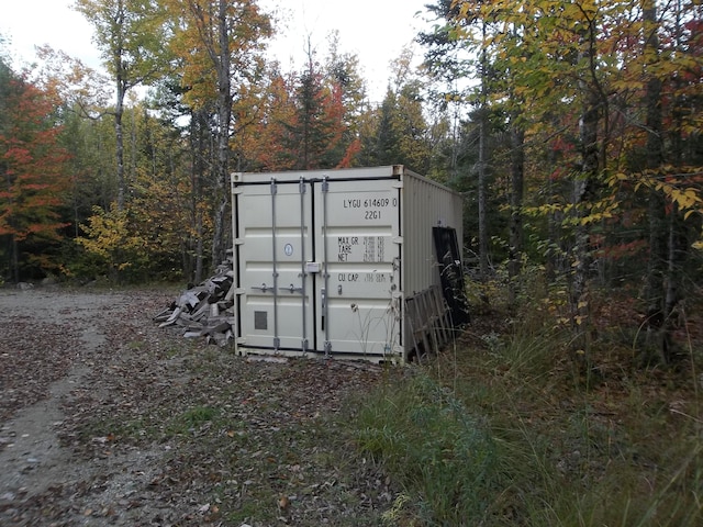 view of outbuilding