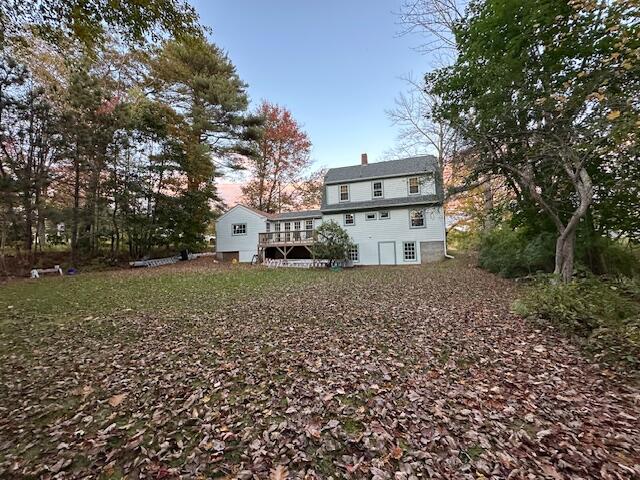 view of back of property