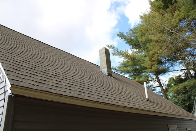 details with roof with shingles