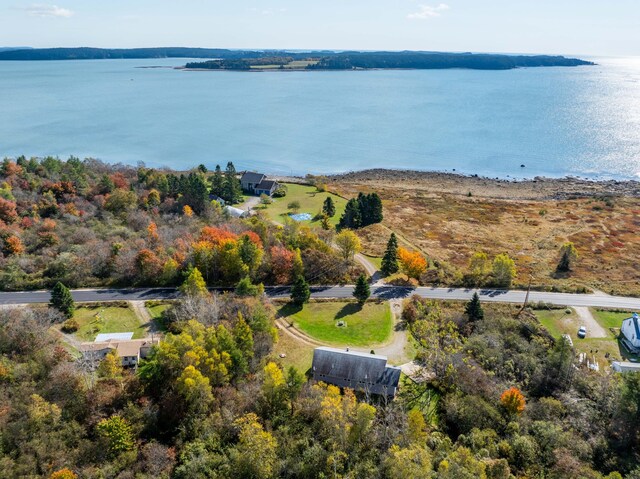 954 Mason Bay Rd, Jonesport, ME 04649 - aerial overview of property's location featuring a nearby body of water