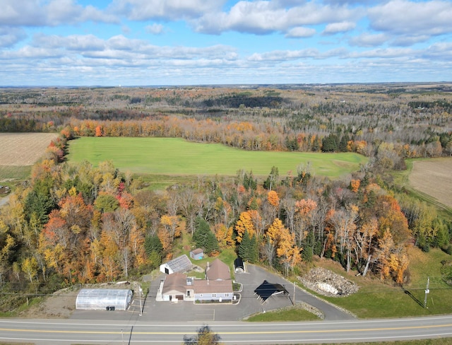 376 Fort Fairfield Rd, Caribou, ME 04736 - aerial view of property and surrounding area featuring a forest and a local golf course