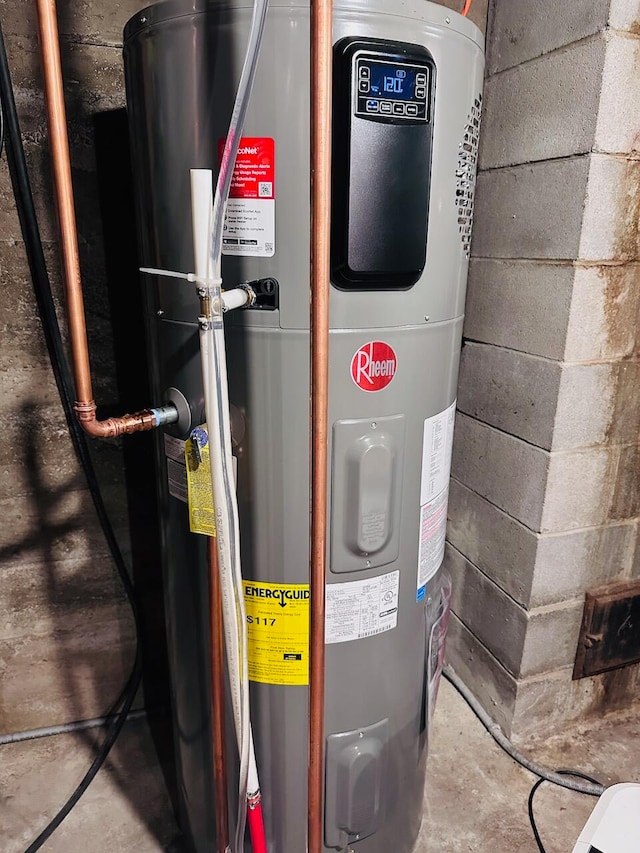 utilities featuring heat pump water heater