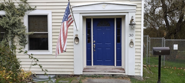 view of entrance to property