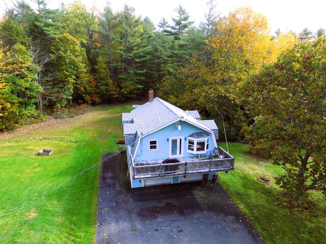 468 Curtis Rd, Swanville, ME 04915 - aerial view featuring a forest view