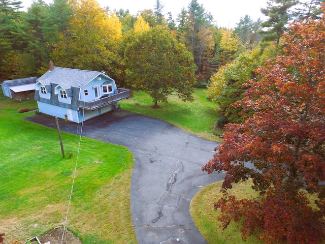 468 Curtis Rd, Swanville, ME 04915 - aerial view featuring a view of trees