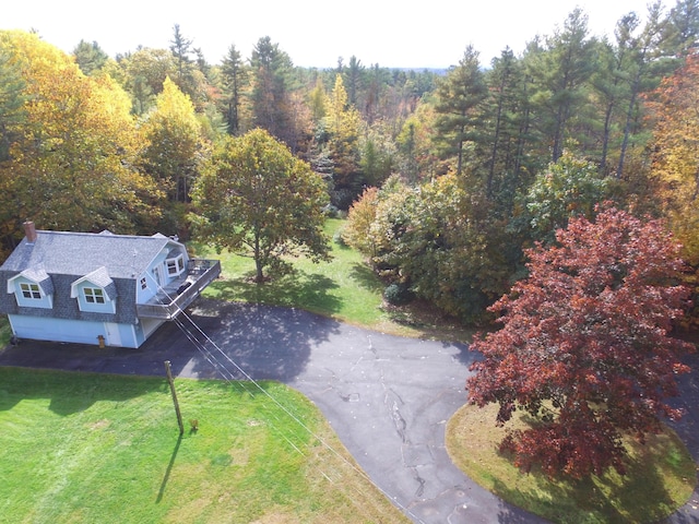 468 Curtis Rd, Swanville, ME 04915 - drone / aerial view with a forest view