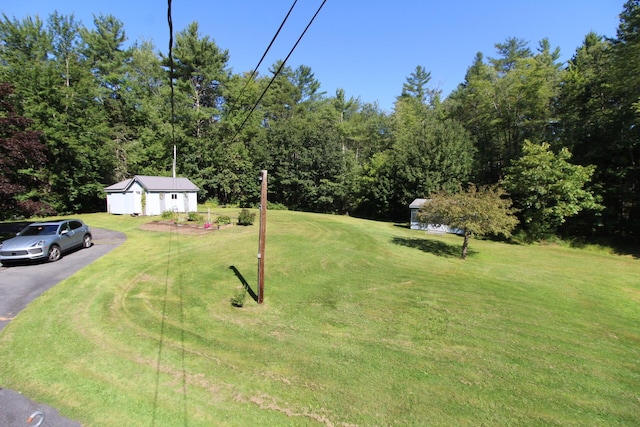468 Curtis Rd, Swanville, ME 04915 - view of yard with an outdoor structure