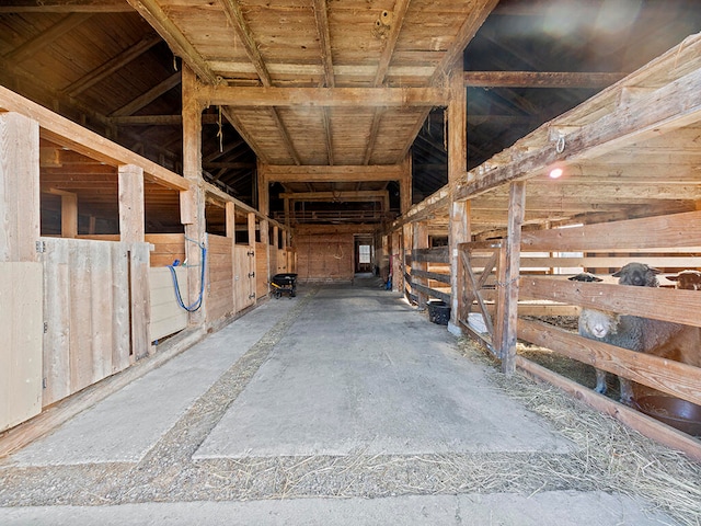 view of stable