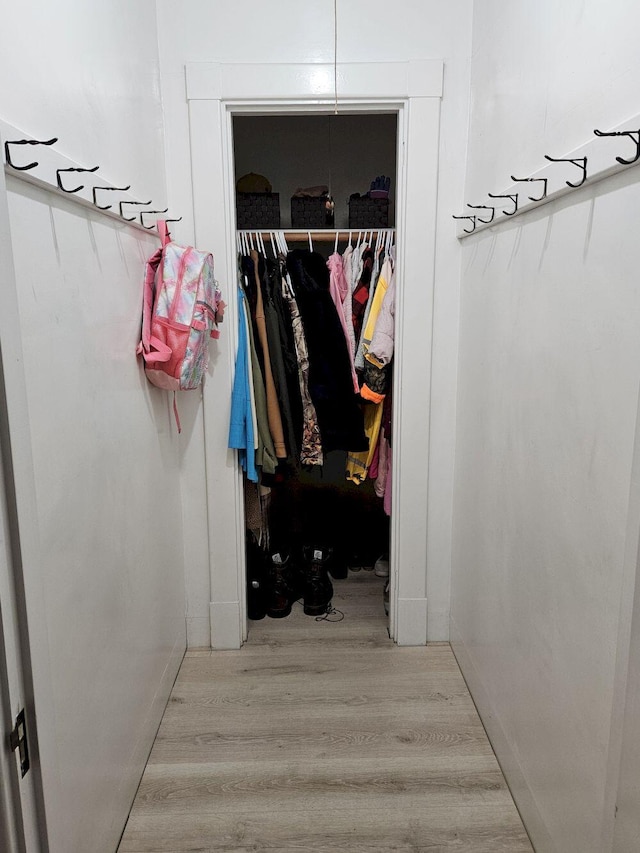 view of closet