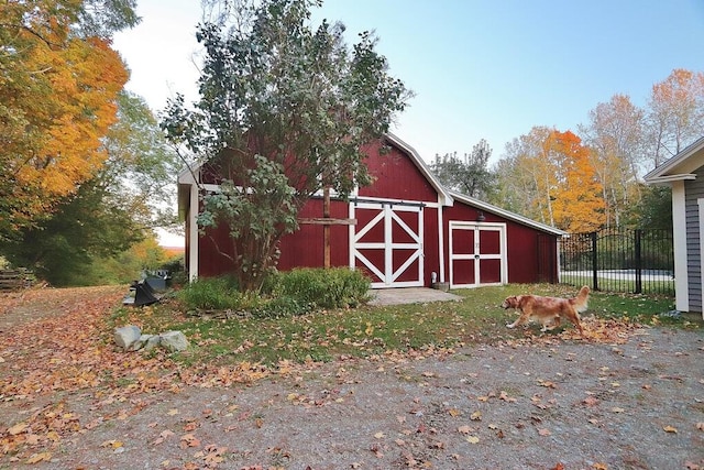 view of outbuilding