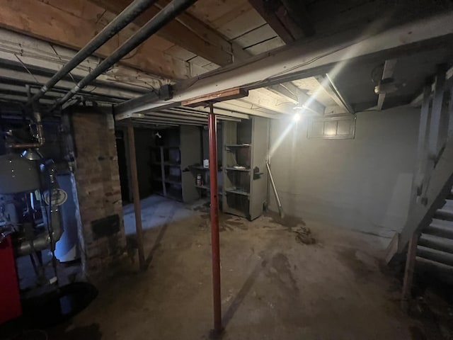 37 Spruce St, East Millinocket, ME 04430 - view of unfinished below grade area