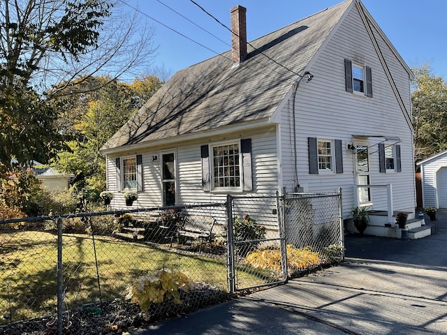 view of cape cod-style house