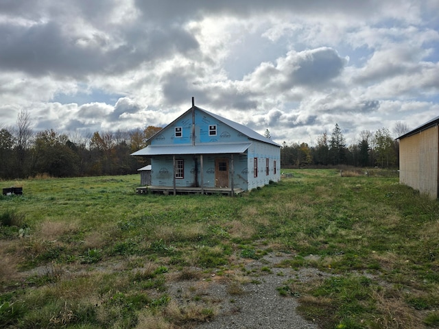 view of rear view of property