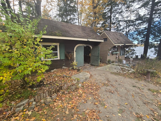 view of front of home