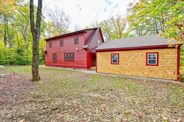 view of back of property