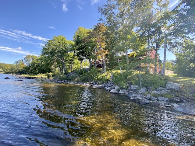 property view of water