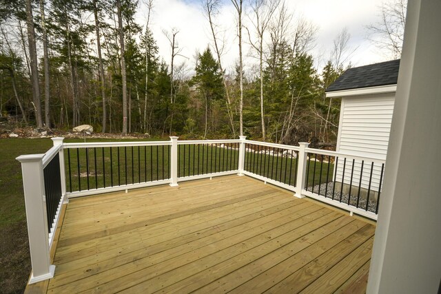 LOT8 Ward Rd, Sebago, ME 04029 - deck with a yard