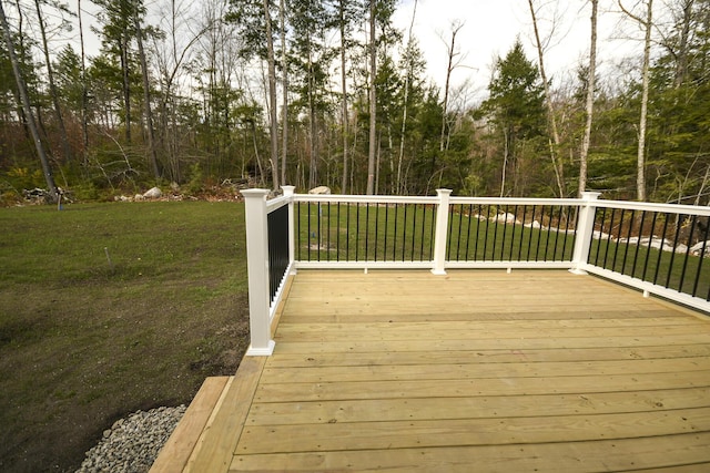 LOT8 Ward Rd, Sebago, ME 04029 - wooden terrace with a lawn