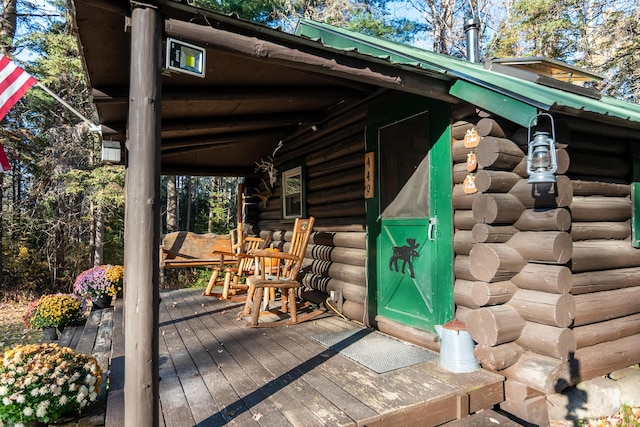 449 Porter Nadeau Rd, Eustis, ME 04936 - view of deck