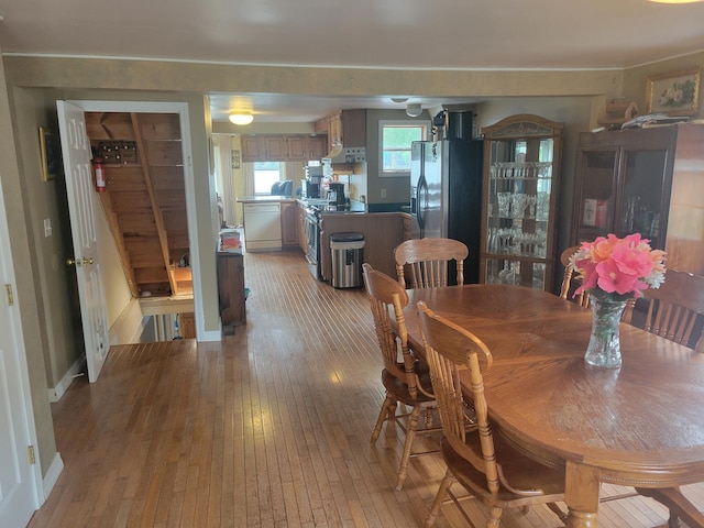 900 Brewer Lake Rd, Orrington, ME 04474 - dining room with light wood-type flooring