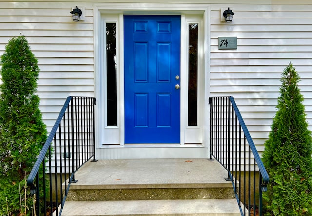 view of entrance to property