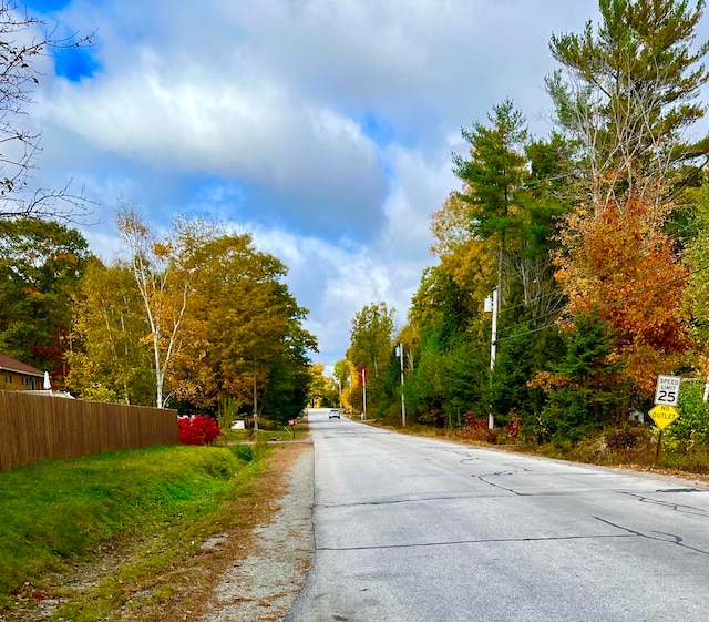 view of road